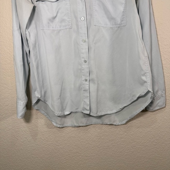 Elie Light Blue Button-Up Shirt Women's S/P - Picture 4 of 7